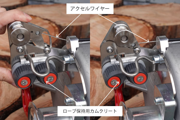 ポータブルウインチ PCW4000 ロープウインチ