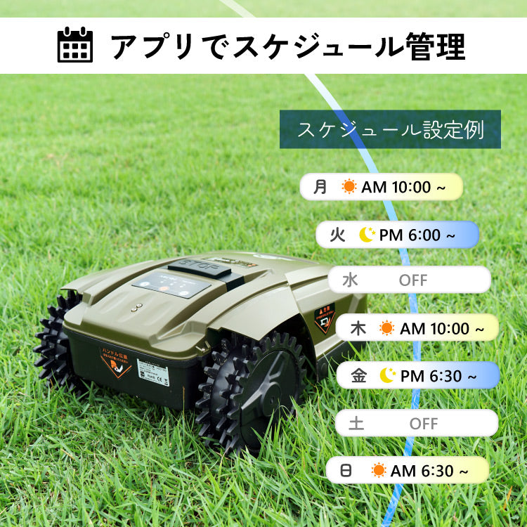 PLOW ロボット芝刈機 AGC180