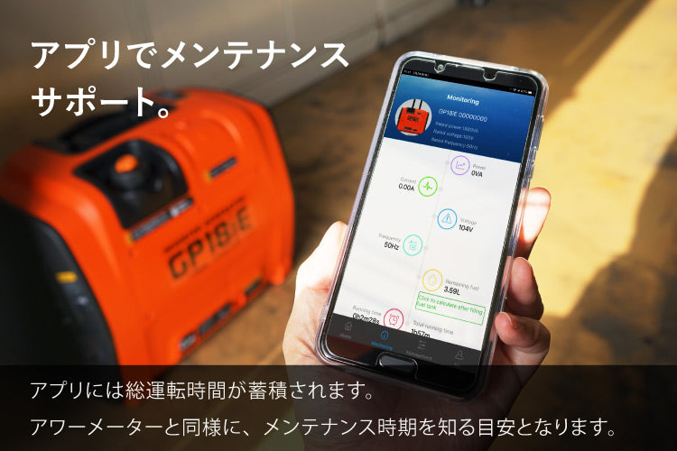 プラウ インバーター発電機 GP18iE 1800W
