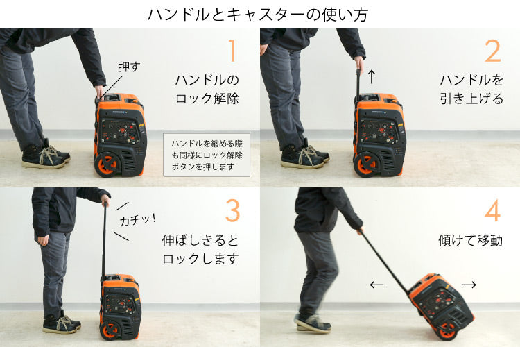 プラウ インバーター発電機 GP18iE 1800W