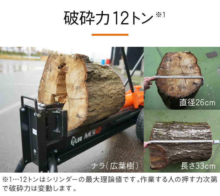 PLOW 手動式薪割り機 MLS12【MLS12】
