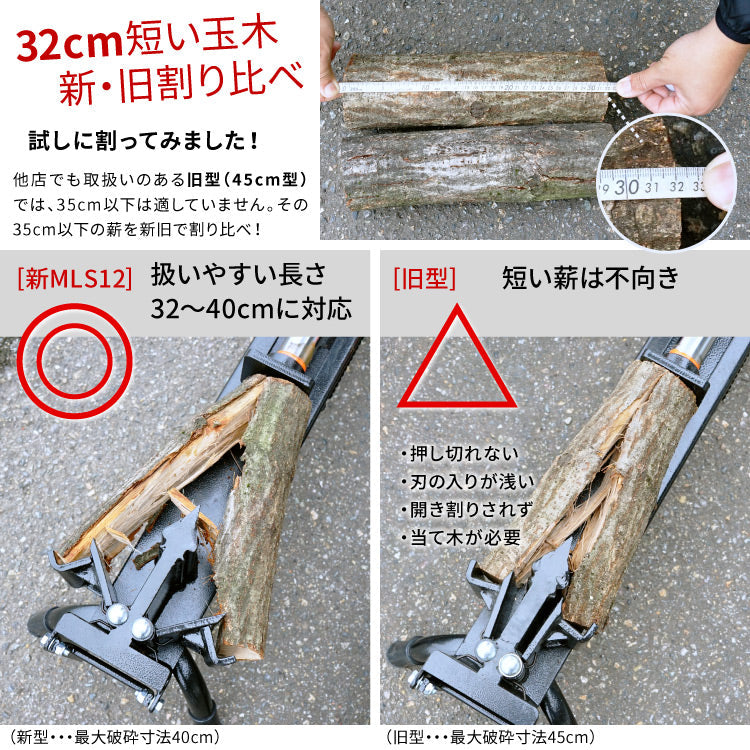 PLOW 手動式薪割り機 MLS12【MLS12】