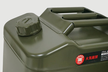PLOW ガソリン携行缶10L  アーミーグリーン（給油ホース付）【GTV10】