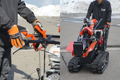 プラウ 自走式 エンジン薪割り機 MS1800J-GXC