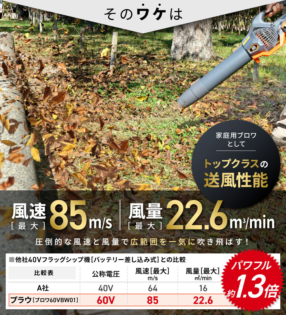PLOW ブロワ 60VBW01