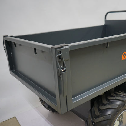 PLOW 電動運搬車 ダンプ機能付き 耐荷重最大500Kg 無断変速 バッテリー