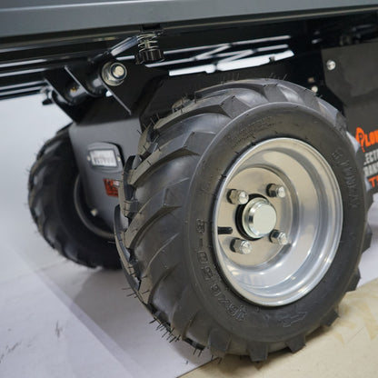 PLOW 電動運搬車 ダンプ機能付き 耐荷重最大500Kg 無断変速 バッテリー