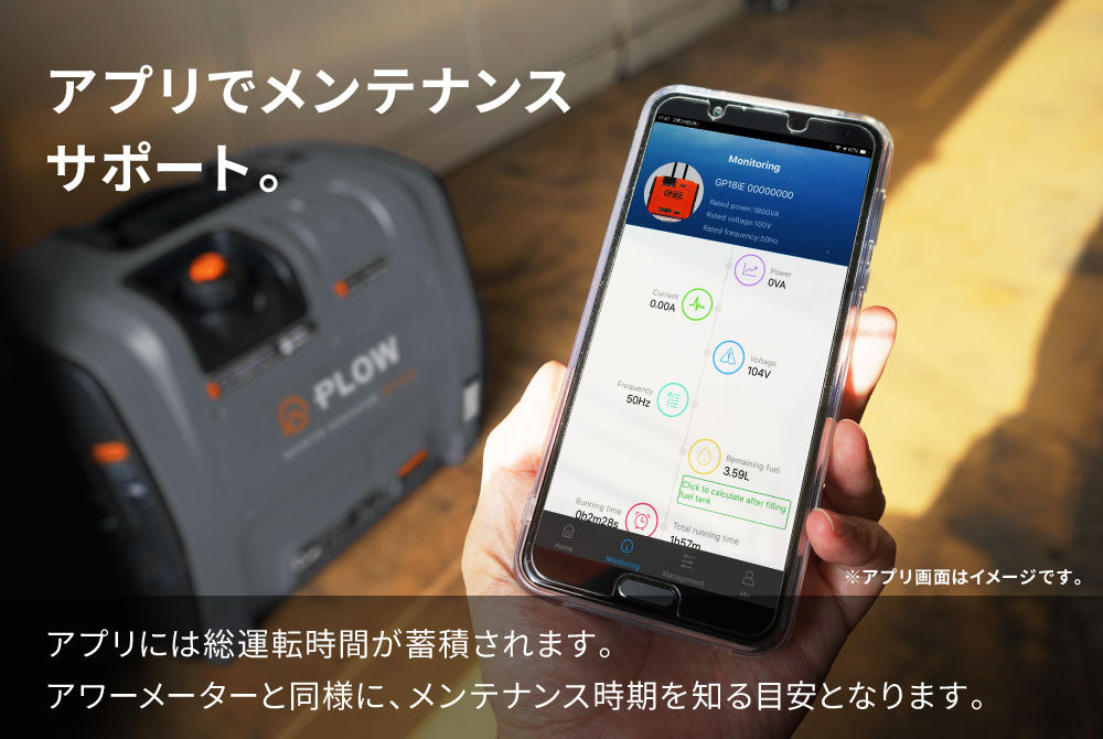 プラウ インバーター発電機 GP18iE 1800W