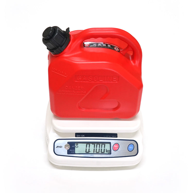 PLOW ガソリン携行缶 5L 高密度ポリエチレン製 消防適合品 UN取得 【GTP5】