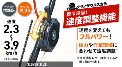PLOW クサノザウルス 草刈り機 WGC530プラス HONDAエンジン搭載