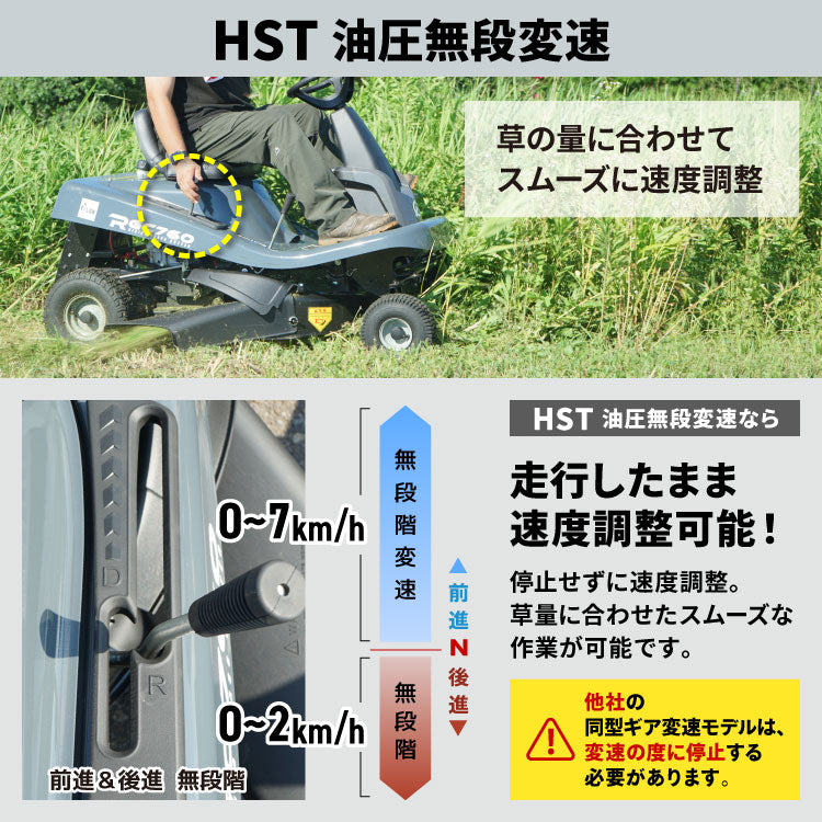 プラウ 乗用 芝・草刈り機 RGC760B 刈幅760mm